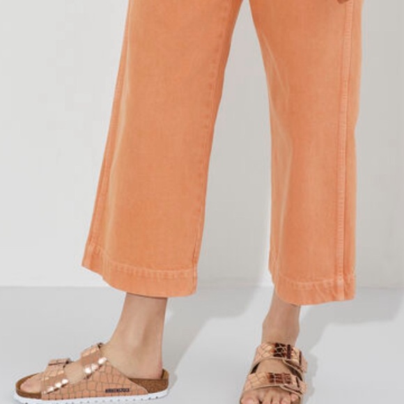 BNWT Birkenstock Arizona Gator Sandals Bronze - Picture 2 of 10